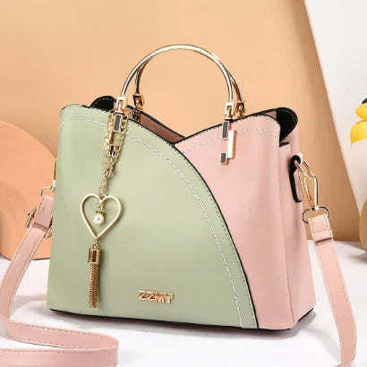 Claudia - Elegante Borsa Bicolore