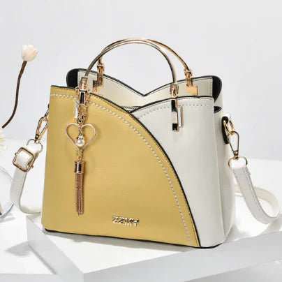 Claudia - Elegante Borsa Bicolore