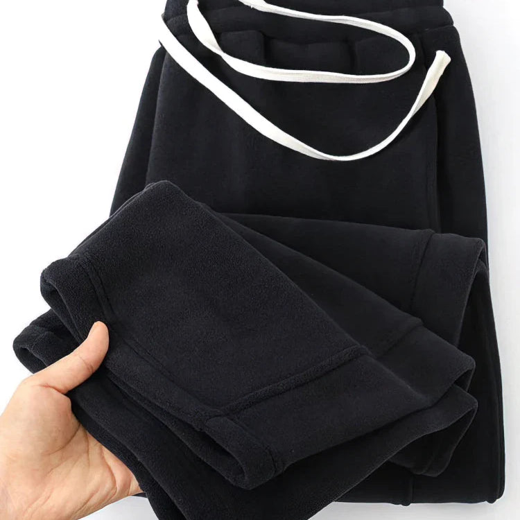 Sandro - Pantaloni in Pile Morbido