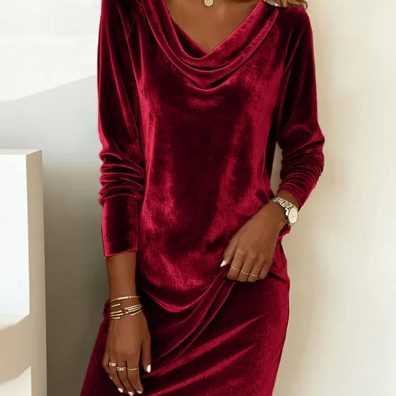 Antea - Abito in Velluto di Lusso