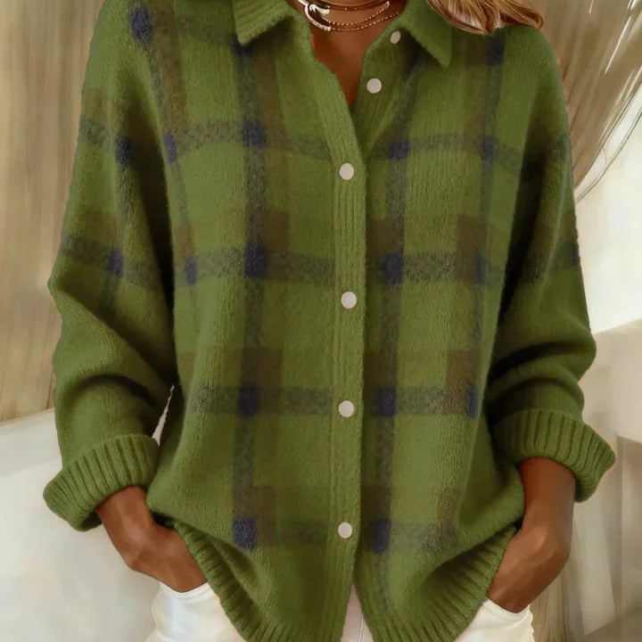 Genevra - Maglione a Quadretti Accogliente