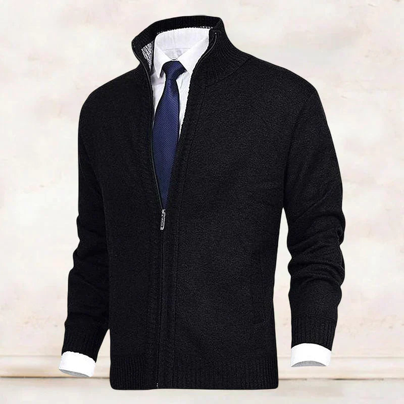 Vicenzo - Cardigan con Zip Accogliente