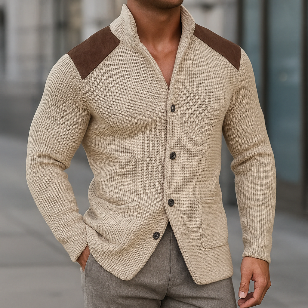 Severo - Cardigan in Maglia Raffinata