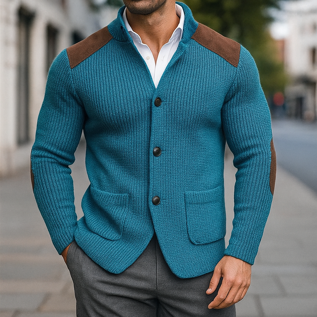 Severo - Cardigan in Maglia Raffinata