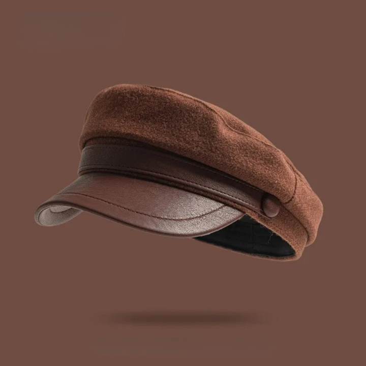 Leonzio - Cappello in Pelle Testurizzata