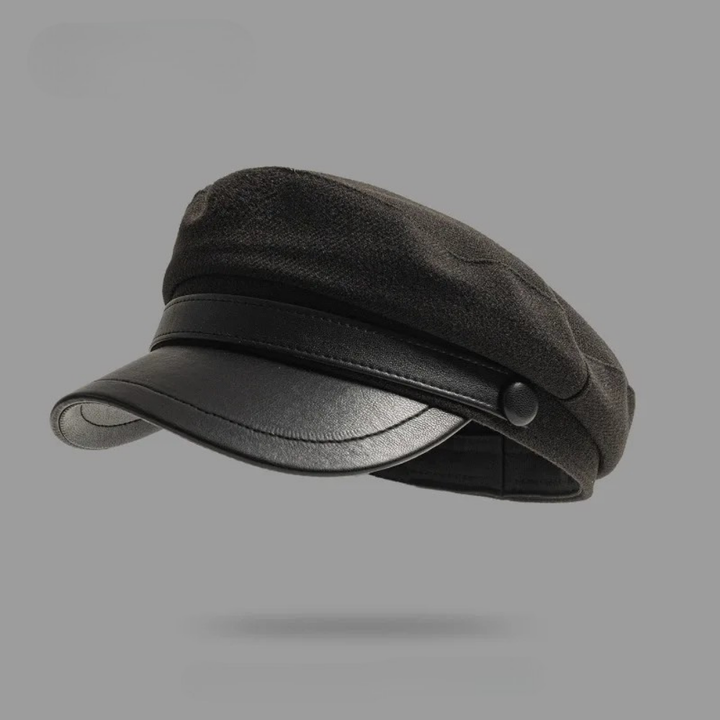 Leonzio - Cappello in Pelle Testurizzata
