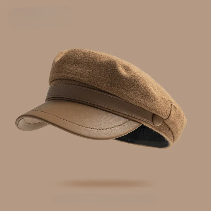 Leonzio - Cappello in Pelle Testurizzata