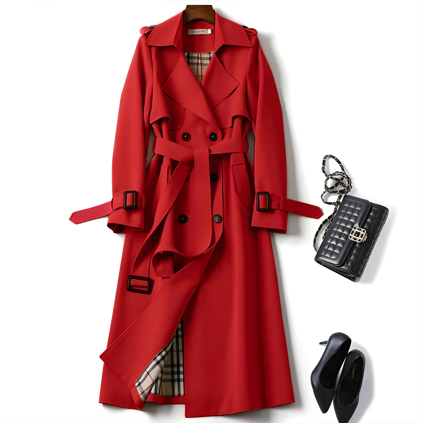 Zelmira - Trench Coat Elegante e Soffice