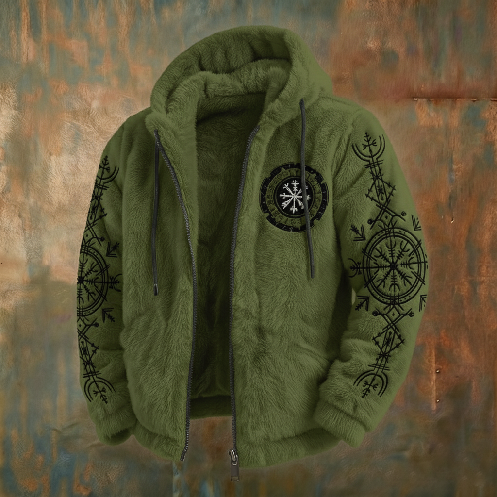 Giuliano - Giacca Grafica di Peluche